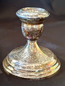 Pair of Vintage Wallace Weighted Sterling Candle Holders