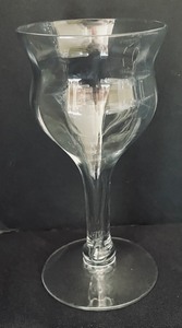 Six Vintage Hollow Stem Champagne Glasses