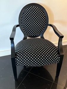 Lovely Wooden Frame Upholstered Chair