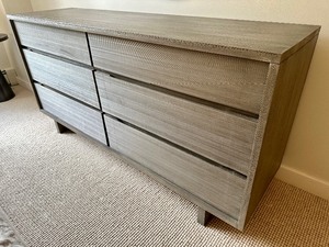 Gray Six Drawer West Elm Dresser