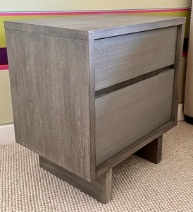 West Elm Gray Night Stand