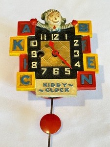 Vintage 1934 August C Keebler Co Kiddy Clock