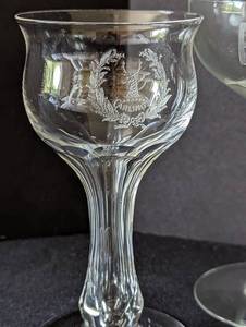 Assorted Etched and Frosted Hollow Stem Glassware