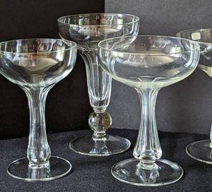 Large Variety of Clear Hollow Stem Champagne Glasses