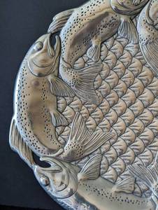 Arthur Court Aluminum Trout Platter