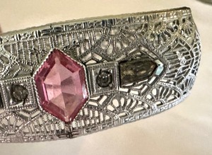 Silver Filigree Vintage Cuff Bracelet
