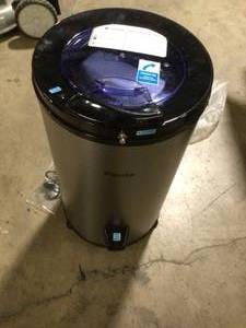 Panda 0.6 cu. ft. 120-Volt Gray Electric Stainless Steel Portable Spin Dryer, 3200 RPM   Customer Returns See Pictures