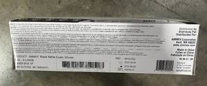 Ammex Professional Black Nitrile Exam Gloves size XL