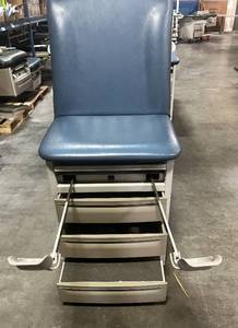 4000-07-LSR106 Basic Exam Table, Azure Blue