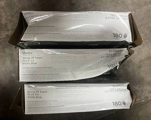 Ventyv Nitrile PF exam PLUS 3.5 Violet Blue gloves