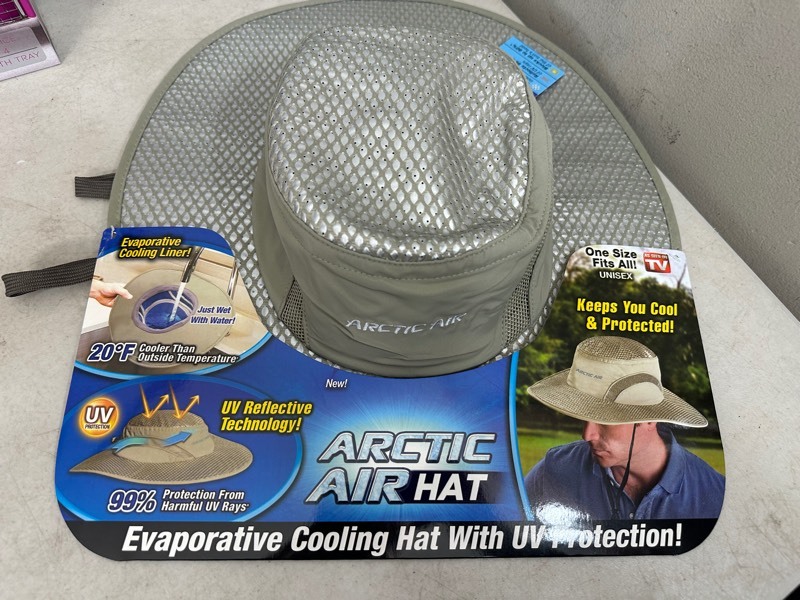 New Arctic Air Hat  New Oklahoma Joe's Smoker, Commercial Evaporative Air  Cooler, RV Stuff, Pool Toys, Dog Food, New Clothing, Kitchen Items, As Seen  on TV, Home Decor, Lawn and Garden