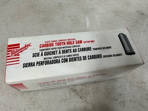 lot 25 image: New Milwaukee Carbide Tooth Hole Saw 34