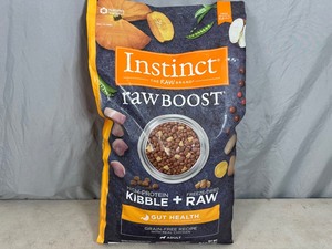 lot 55 image: New 18 lb bag Instinct RawBoost Gut Health Dog Food