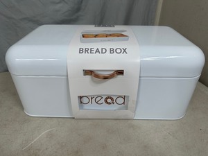 lot 107 image: New Elle Decor Metal Bread Box