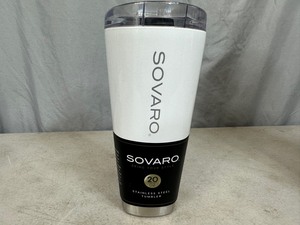 lot 110 image: New Sovaro 20 oz Stainless Steel Insulated Tumbler with Lid