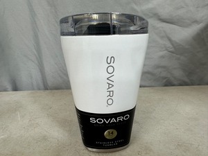 lot 112 image: New Sovaro 14 oz Stainless Steel Insulated Tumbler with Lid