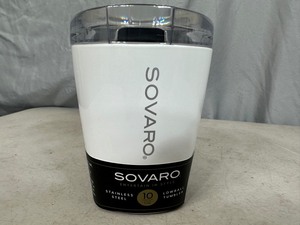 lot 114 image: New Sovaro 10 oz Stainless Steel Insulated Tumbler with Lid