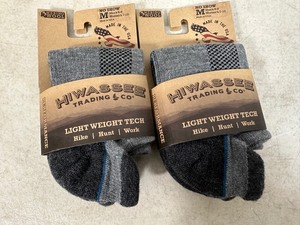 lot 199 image: 2 New Pairs Hiwassee Merino Wool Socks