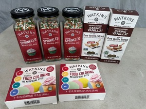 lot 215 image: New Watkins Vanilla, Sprinkles, Food Coloring