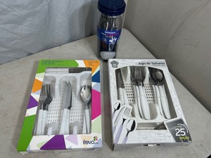 lot 234 image: 3 New Flatware Sets