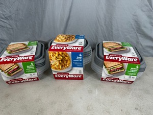 lot 246 image: 12 New Food Storage Containers with Lids