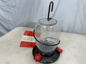 lot 255 image: New Mason Jar Hummingbird Feeder