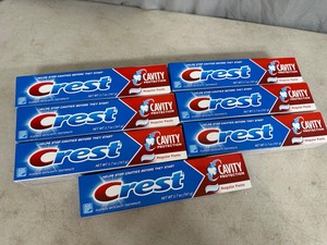 lot 263 image: 7 New Tubes of Crest Toothpaste