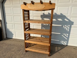 lot 10A image: Cedar Wood Shelf  Display