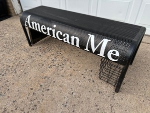 lot 10G image: Metal Bench