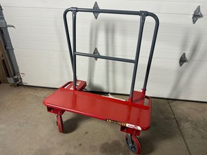lot 3 image: New Drywall Cart Dolly Handling Sheetrock and Plywood with Heavy-Duty Caster Wheels, 3000 lbs. Load Capacity