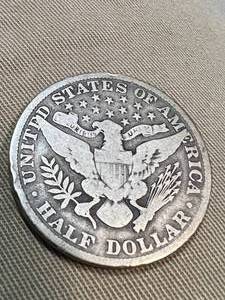 1908 US BARBER HALF DOLLAR