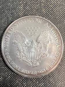 2003 AMERICAN SILVER EAGLE 1 TROY OZ .999 FINE SILVER