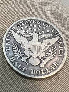 1901 US BARBER HALF DOLLAR