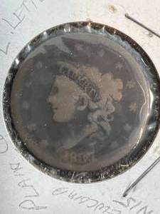 1887 US BRAIDED HAIR LARGE CENT
