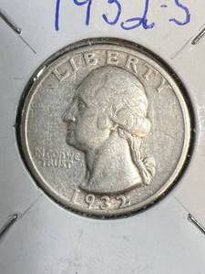 1932-S US WASHINGTON QUARTER