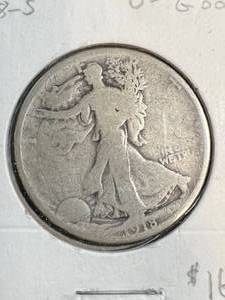 1918-S US WALKING LIBERTY HALF DOLLAR