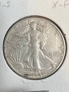 1941-S US WALKING LIBERTY HALF DOLLAR