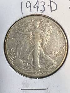 1943-D US WALKING LIBERTY HALF DOLLAR