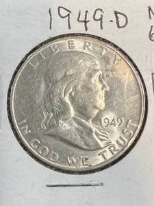 1949-D US FRANKLIN HALF DOLLAR