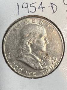 1954-D US FRANKLIN HALF DOLLAR