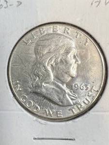 1963 US FRANKLIN HALF DOLLAR