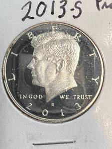 2013-S US PROOF KENNEDY HALF DOLLAR