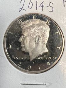 2014-S US PROOF KENNEDY HALF DOLLAR
