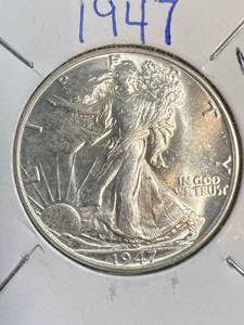 1947 US WALKING LIBERTY HALF DOLLAR