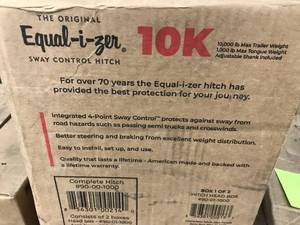 EQUALIZER 10K HITCH AND SWAYBARS