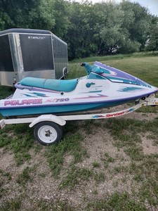 1995 POLARIS 750 SLT JET SKI with trailer