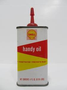 lot 34 image: Vintage SHELL Advertising Handy Oil Can
