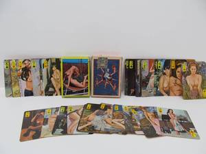 lot 57 image: Group of Vintage Risque Nude Playing Card Decks wBoxes