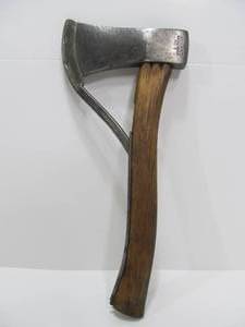 lot 59 image: Fantastic Antique MARBLES No. 5 Hatchet wSafety Guard