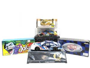 lot 65 image: Group of Mint in Box Diecast Metal Race Cars
